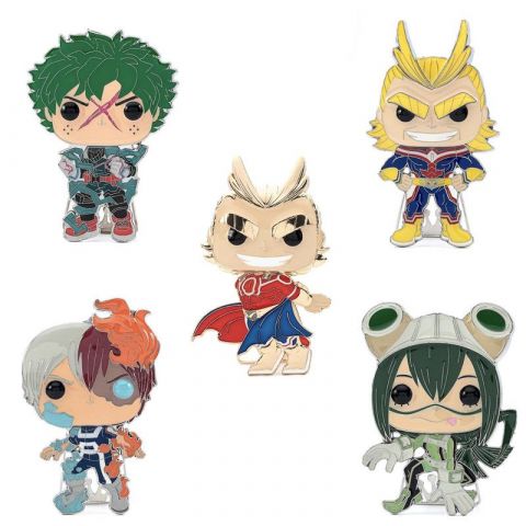 [DISPLAY] Pins: My Hero Academia - Enamel Pin Assortment (Display of 12 ...