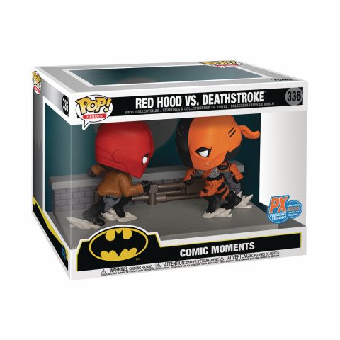 funko pop red hood vs deathstroke