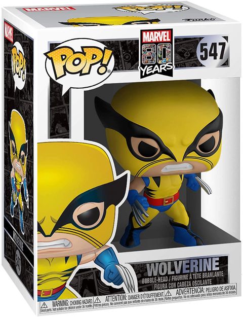 Marvel 80th Anniversary: Wolverine (First Appearance) Pop Figure