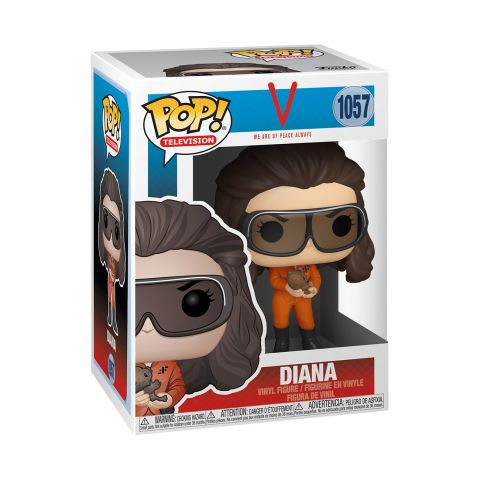V Tv Show Diana In Glasses W Rodent Pop Figure Figures