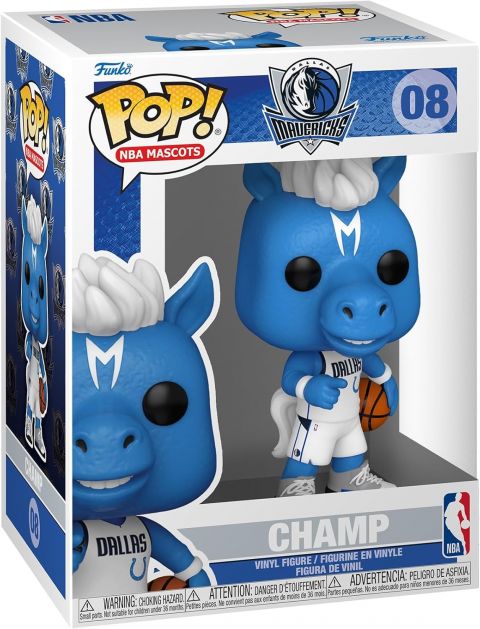 NBA Mascots: Dallas Mavericks - Champ Figure