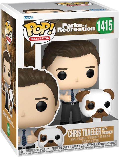 Parks and Rec: 15th Anniversary - Chris Traeger and Champion Pop Buddy Figure