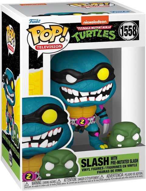 Teenage Mutant Ninja Turtles: Slash w/ Pre-mutated Slash Pop and Buddy Figure