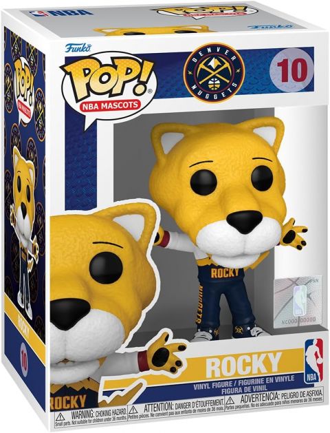 NBA Mascots: Denver Nuggets - Rocky Pop Figure