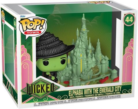 Wicked: Elphaba with The Emerald City Pop Town Figure