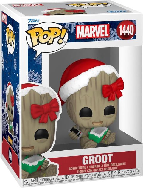 Marvel Holiday: Groot (Opening Present) Pop Figure