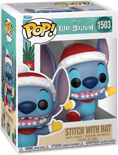 Disney Holiday: Stitch w/ Hat Dancing Pop Figure