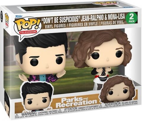 Parks and Rec: 15th Anniversary - Jean-Ralphio and Mona-Lisa (Don't be Suspicious) Pop Figure