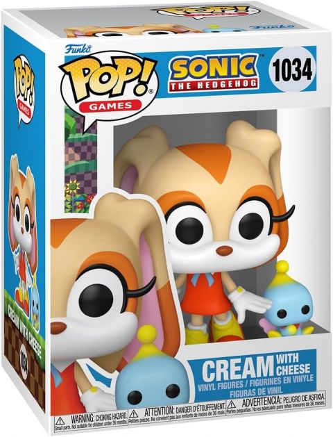 Sonic the Hedgehog: Cream and Cheese Chao Pop Buddy Figure