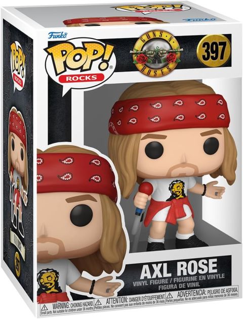 Pop Rocks: Guns N Roses - Axl Rose (1980's) Pop Figure