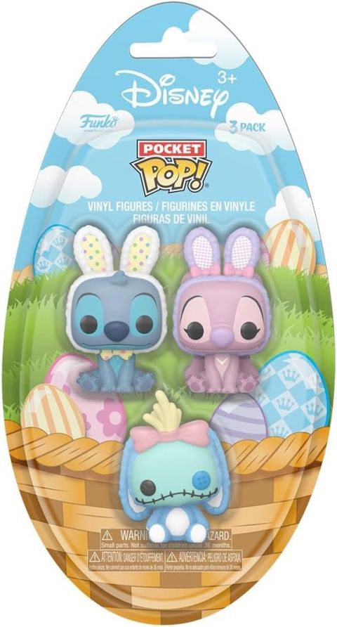 Disney Holiday: Easter - Lilo and Stitch Pocket Pop Figures (3-Pack)