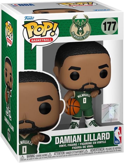 NBA Stars: Bucks - Damian Lillard Pop Figure