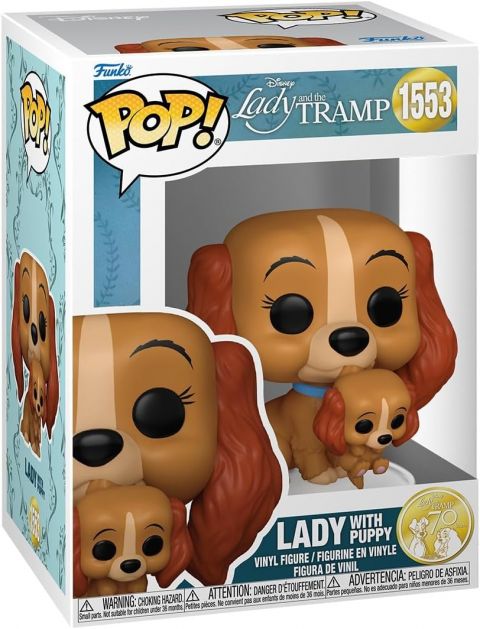 Disney: Lady and the Tramp - Lady w/ Puppy Pop Figure