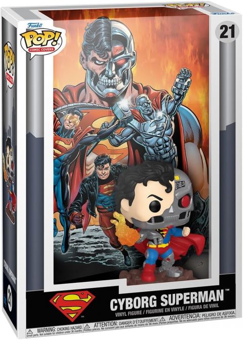 Comic Cover: Superman - Cyborg Superman Pop Figure