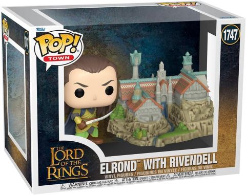 Lord of the Rings: Elrond in Rivendell Funko Pop Town Figure