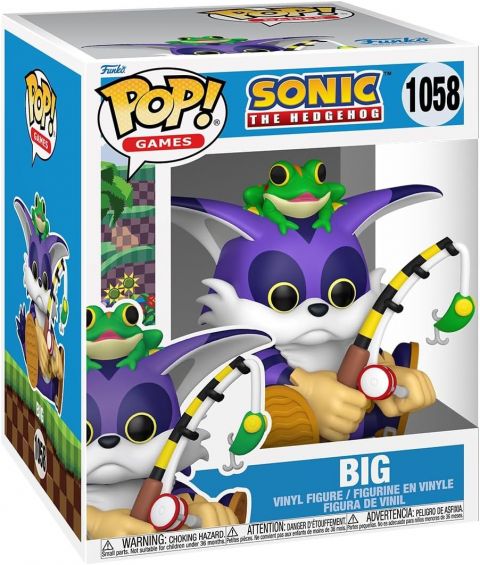 Sonic the Hedgehog: Big the Cat w/ Froggy 6'' Super Pop Figure