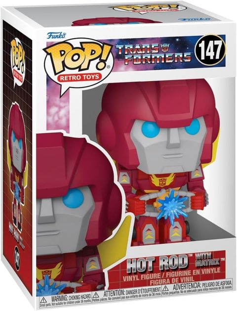 Transformers: Hot Rod w/ Matrix of Leadership Pop Figure