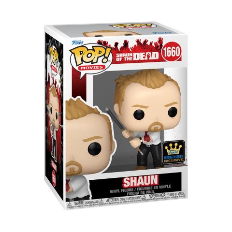 Shaun of the Dead: Shaun w/ Poolstick Pop Figure (Specialty Series)