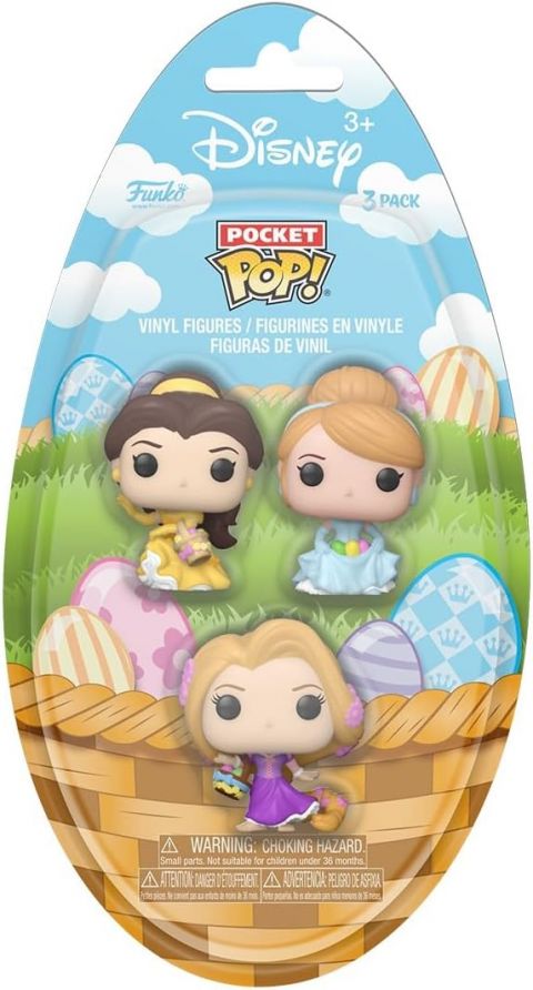 Disney Holiday: Easter Princess Pocket Pop Figures (3-Pack)