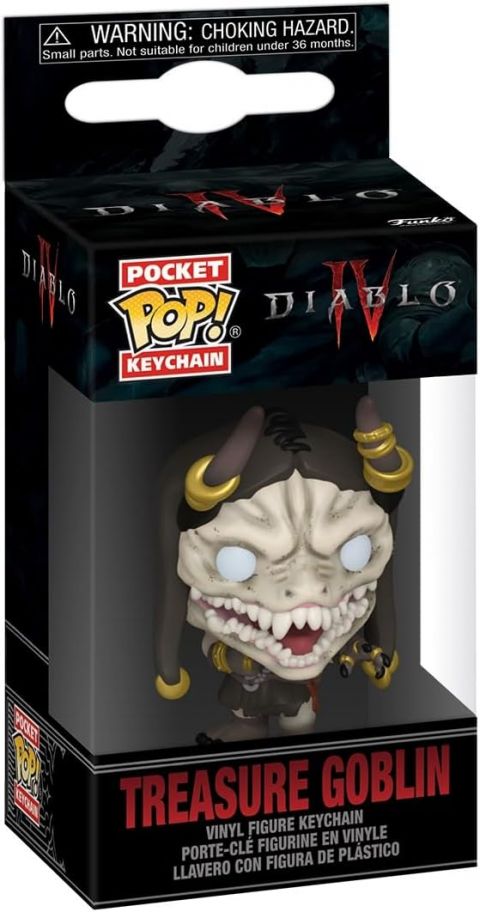 Key Chain: Diablo IV - Treasure Goblin Pocket Pop Figure