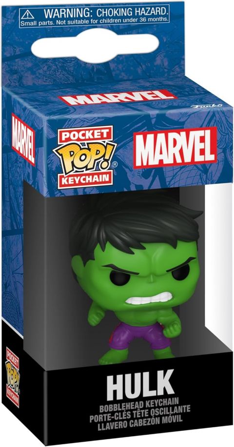 Key Chain: Marvel New Classics - Hulk Pocket Pop Figure