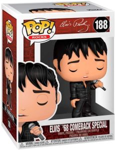 POP Rocks: Elvis ('68 Comeback Special) Pop Figure