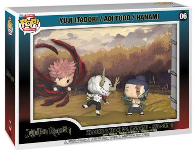 Jujutsu Kaisen: Itadori (Black Flash) and Todo (Boogie Woogie) vs Hanami Deluxe Pop Moment Figure