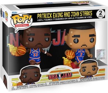 NBA Jam: Patrick Ewing and John Starks 8-Bit Pop Figures (2-Pack)