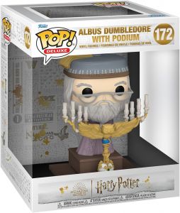 Harry Potter: Prisoner of Azkaban - Albus Dumbledore with Podium Deluxe Pop Figure