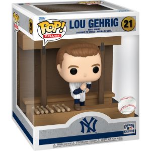 MLB Stars: Yankees - Lou Gehrig in Dugout Deluxe Pop Figure