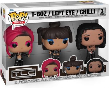 Pop Rocks: TLC (T-Boz, Left Eye, Chilli) - No Scrubs Pop Figures (3-Pack)