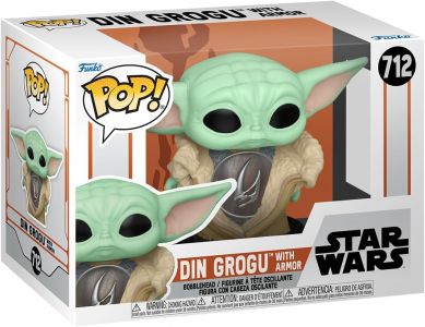 Star Wars: Mandalorian - Din Grogu with Armor Pop Figure