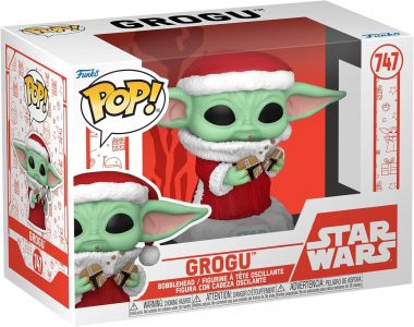 Star Wars Holiday: Grogu (Santa) w/ Cookies Pop Figure