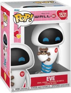 Disney Valentines: Eve w/ Stuff Bear Pop Figure