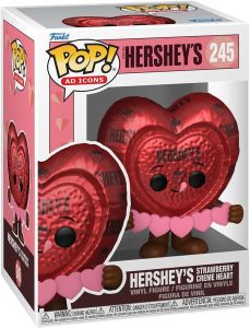 Ad Icons: Hershey's - Strawberry Creme Heart Pop Figure